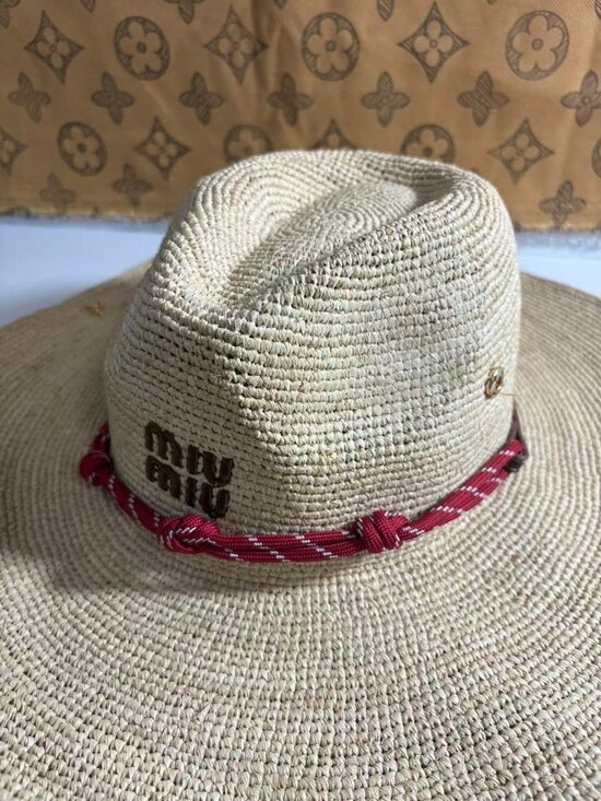 Miu Miu Straw Hat
